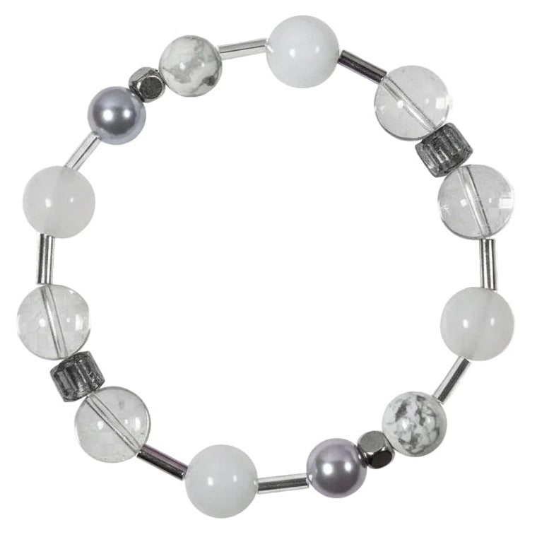 Quiet Space - Clear Quartz & Crystal Bracelet (Available April 15th)