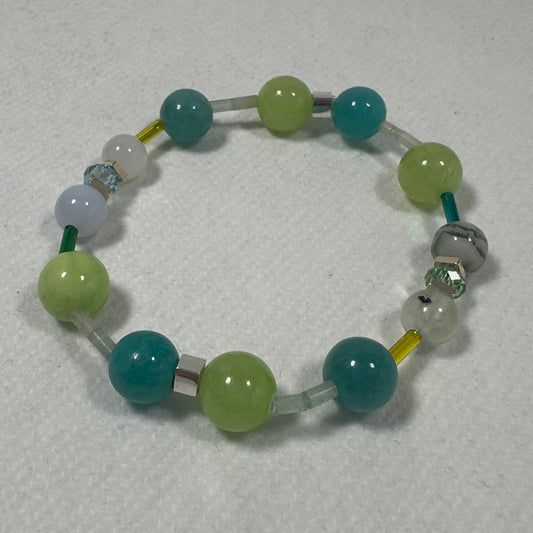 Ease & Bloom - Aventurine & Peridot Bracelet
