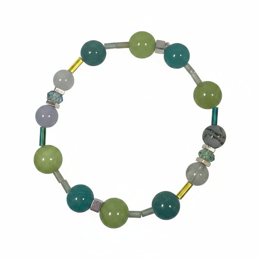 Ease & Bloom - Aventurine & Peridot Bracelet