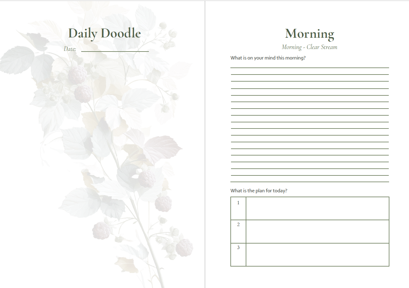 Ease & Bloom - A Countryside Reflection Journal