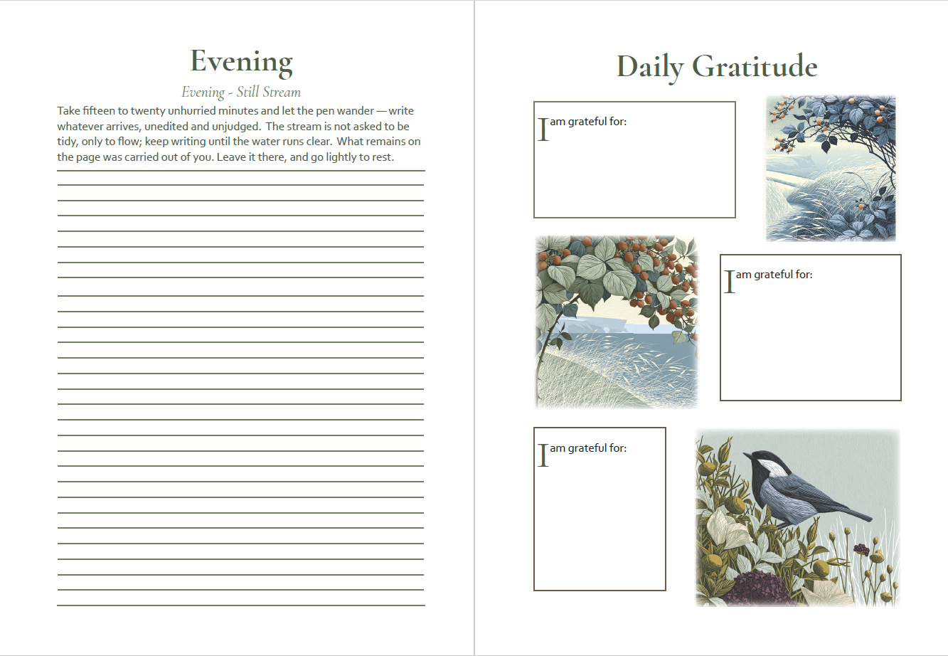 Ease & Bloom - A Countryside Reflection Journal