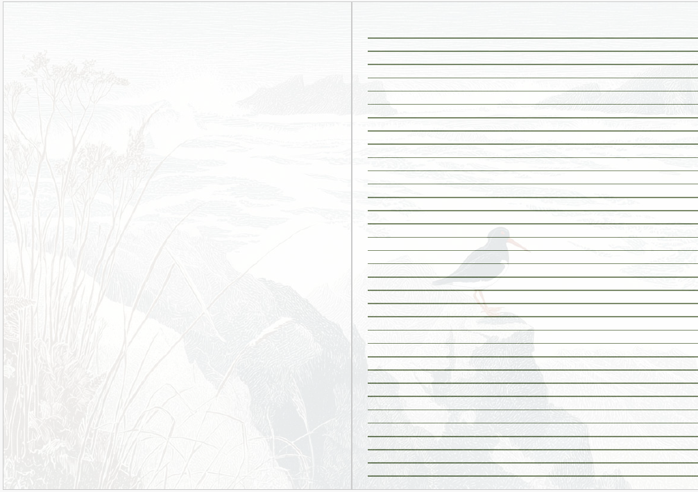 Ease & Bloom - Coastal & Countryside Notebook